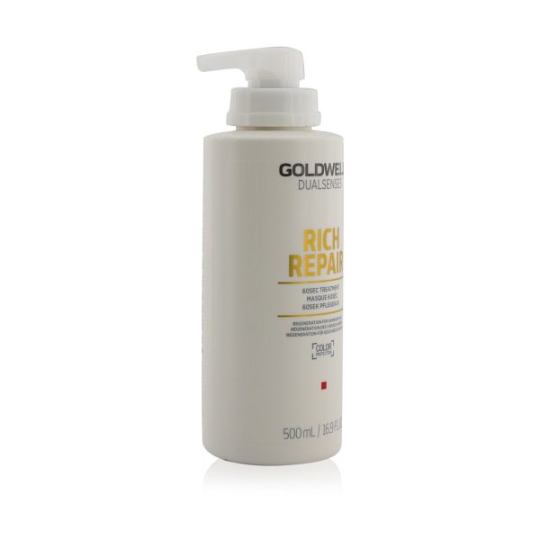 Goldwell Dual Senses Rich Repair 60Sec Treatment (Regeneration For Damaged Hair)  500ml 16.9oz Online Sale