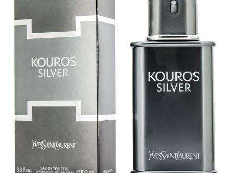 Yves Saint Laurent Kouros Silver Eau De Toilette Spray  100ml 3.3oz Online now