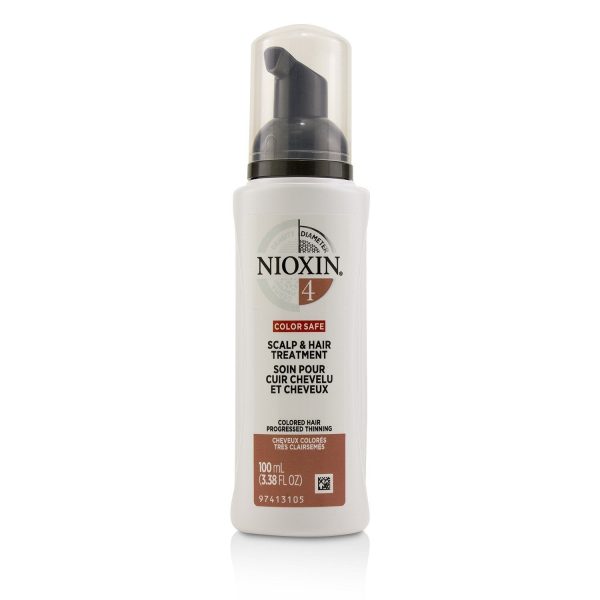 Nioxin Diameter System 4 Scalp & Hair Treatment (Colored Hair, Progressed Thinning, Color Safe)  200ml 6.76oz Online