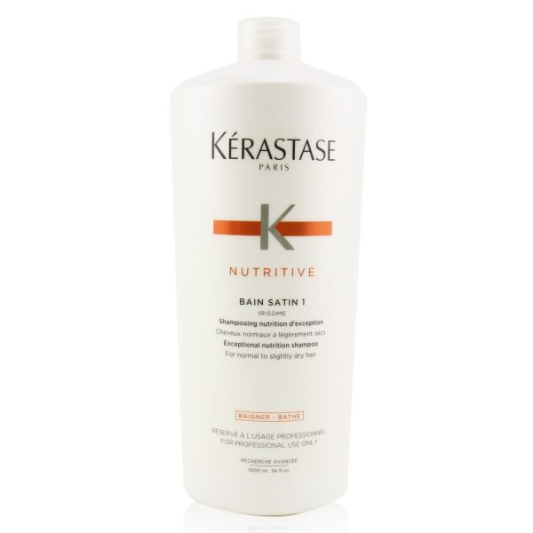 Kerastase Nutritive Bain Satin 1 Exceptional Nutrition Shampoo (For Normal to Slightly Dry Hair)  250ml 8.5oz Supply