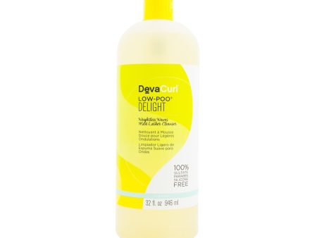 DevaCurl Low-Poo Delight (Weightless Waves Mild Lather Cleanser - For Wavy Hair)  946ml 32oz Hot on Sale