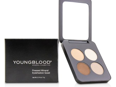 Youngblood Pressed Mineral Eyeshadow Quad - City Chic  4g 0.14oz Discount