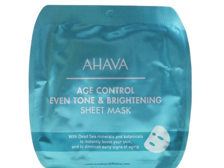 Ahava Age Control Even Tone & Brightening Sheet Mask  1sheet Online Sale