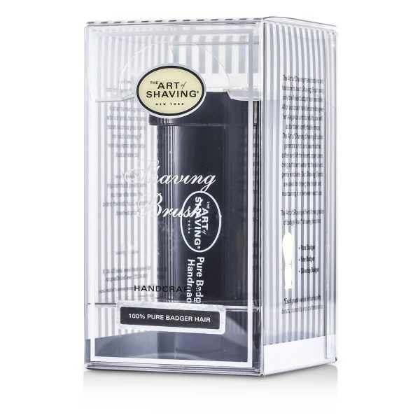 The Art Of Shaving Travel Pure Badger - Black  1pc Supply