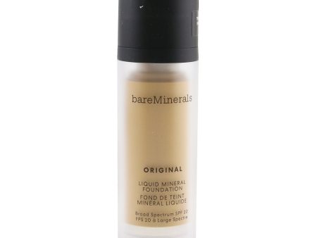 BareMinerals Original Liquid Mineral Foundation SPF 20 - # 16 Golden Nude (For Medium-Tan Neutral Skin With A Peach Hue)  30ml 1oz on Sale