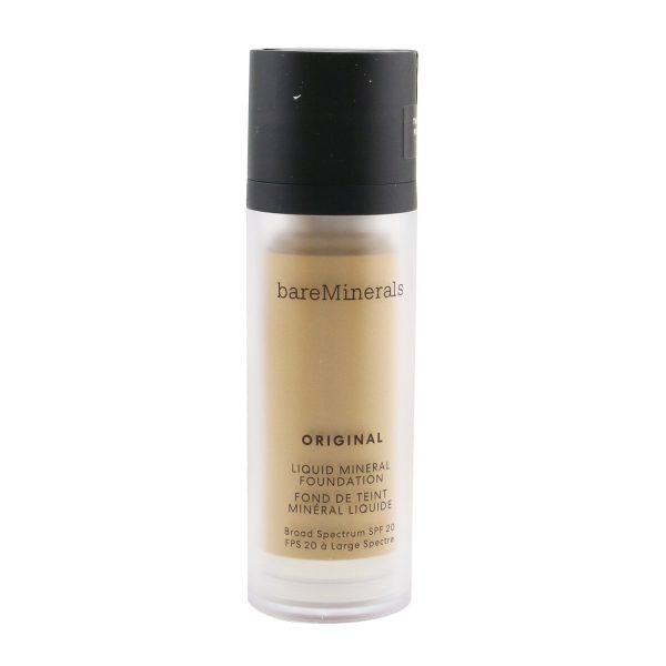 BareMinerals Original Liquid Mineral Foundation SPF 20 - # 16 Golden Nude (For Medium-Tan Neutral Skin With A Peach Hue)  30ml 1oz on Sale