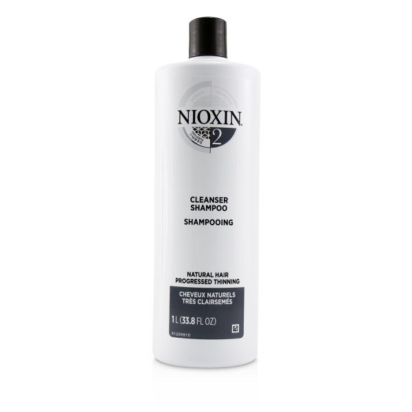 Nioxin Derma Purifying System 2 Cleanser Shampoo (Natural Hair, Progressed Thinning)  300ml 10.1oz Supply