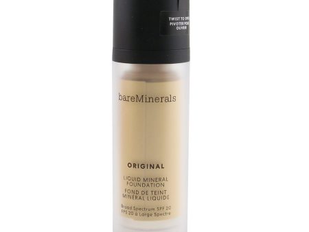 BareMinerals Original Liquid Mineral Foundation SPF 20 - # 02 Fair Ivory (For Very Fair Neutral Skin With A Peach Hue)  30ml 1oz on Sale