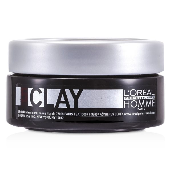 L Oreal Professionnel Homme Clay (Strong Hold Matt Clay)  50ml 1.7oz For Cheap