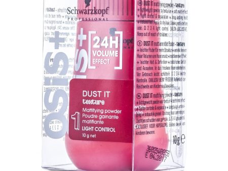 Schwarzkopf Osis+ Dust It Mattifying Powder (Light Control)  10g 0.33oz Online now