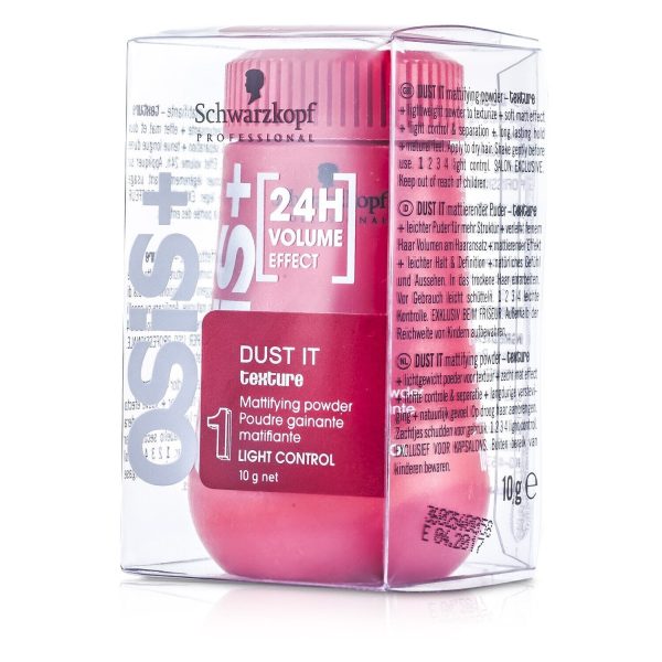 Schwarzkopf Osis+ Dust It Mattifying Powder (Light Control)  10g 0.33oz Online now