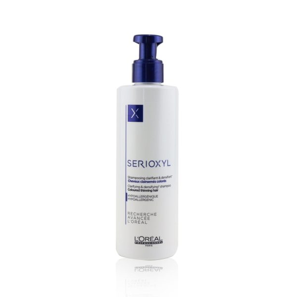 L Oreal Professionnel Serioxyl Clarifying & Densifying Shampoo (Coloured Thinning Hair)  1000ml 33.8oz For Cheap