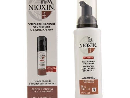 Nioxin Diameter System 4 Scalp & Hair Treatment (Colored Hair, Progressed Thinning, Color Safe)  100ml 3.38oz Online Sale